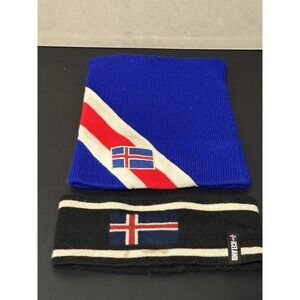 Vintage Iceland Beanie‎ & Head Band